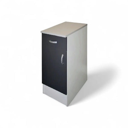 Modular Standard 400mm Base Cabinet - 1 Drawer 1 Door Vermont Slate