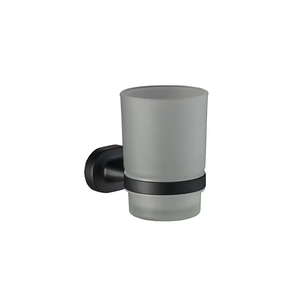 Black toothbrush tumbler