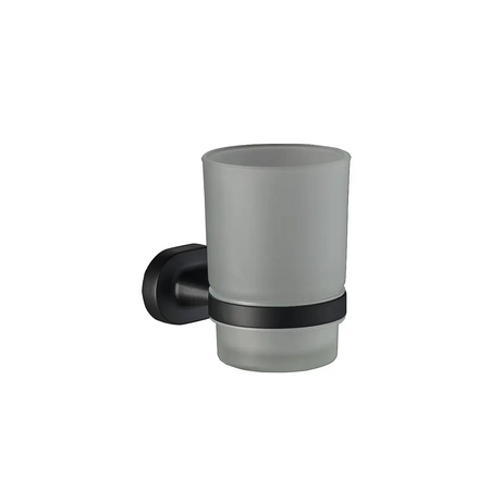 Black toothbrush tumbler