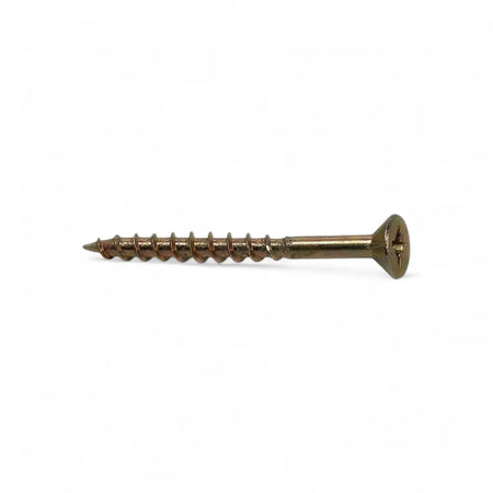 Yellow Passivated Chipboard Screw (400-Pack)
