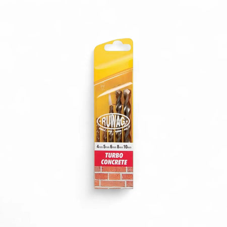 Turbo Concrete Drill Bit Set 4-10mm (5-Piece)