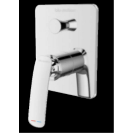 Shower diverter mixer valve