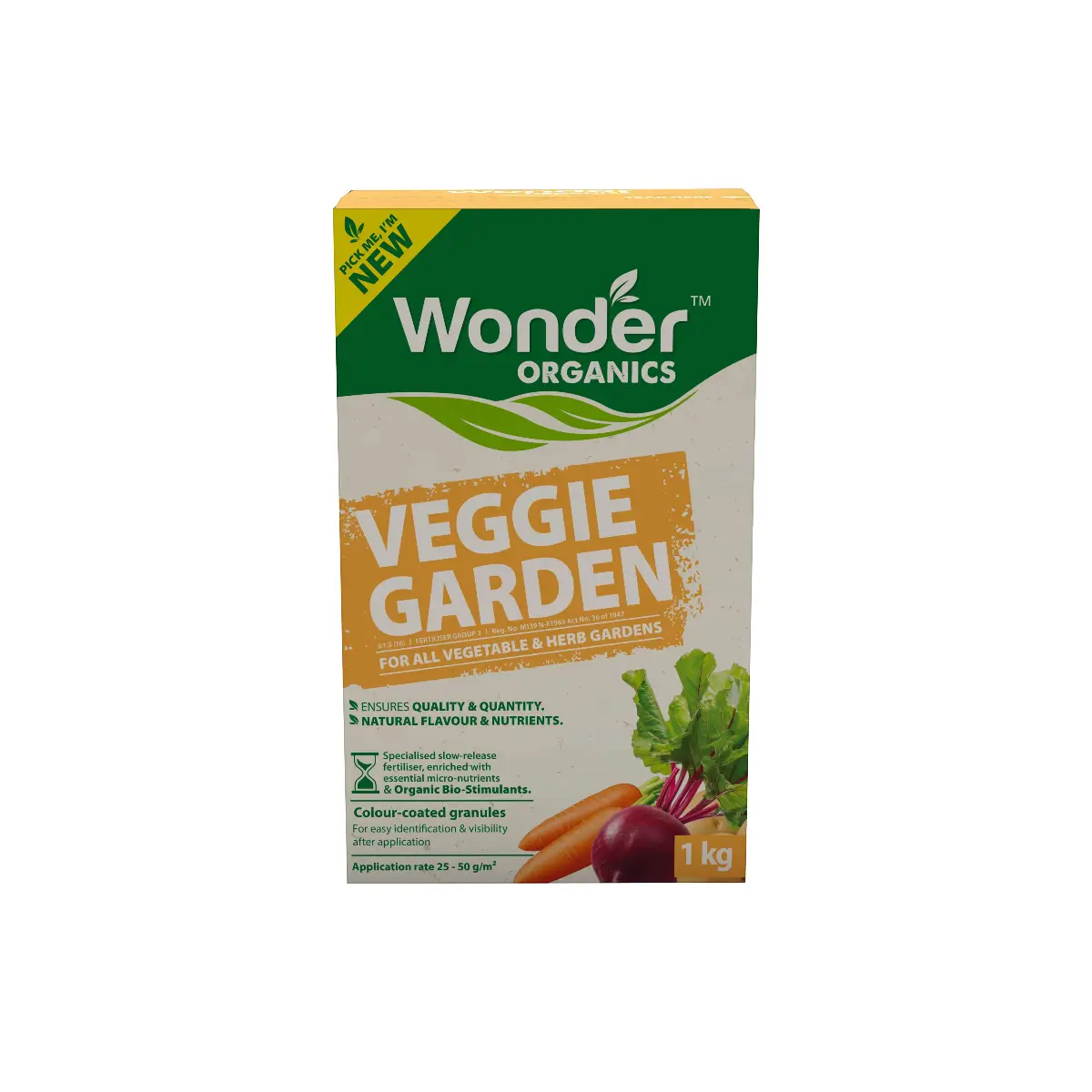 Veggie garden fertilizer bag