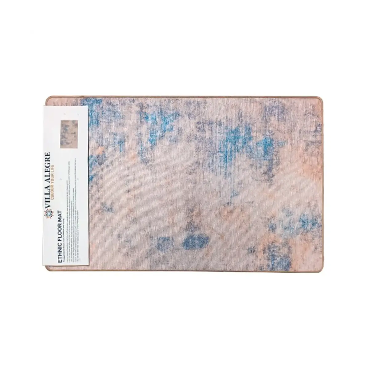 Ethnic patterned floor mat