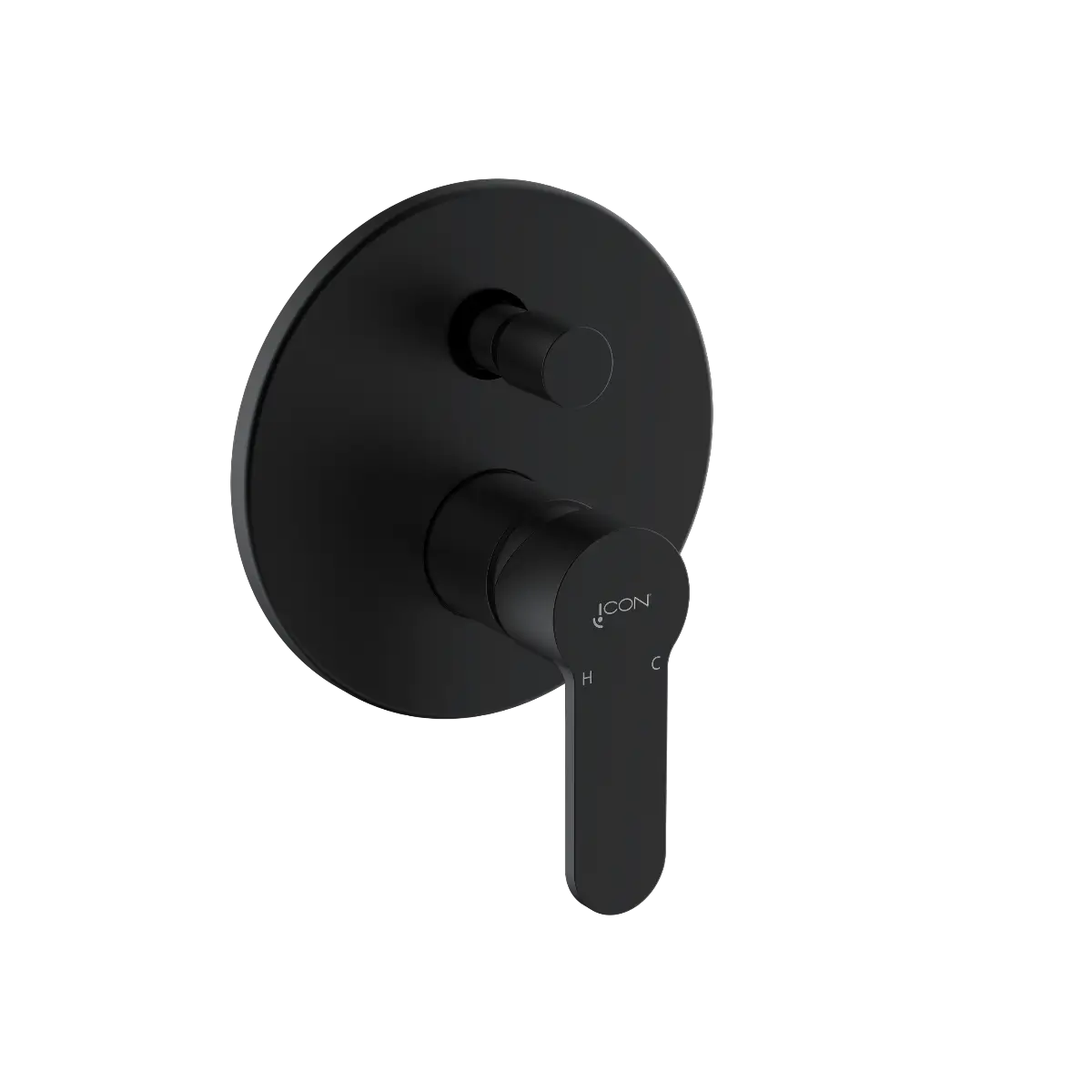 Concealed diverter mixer tap
