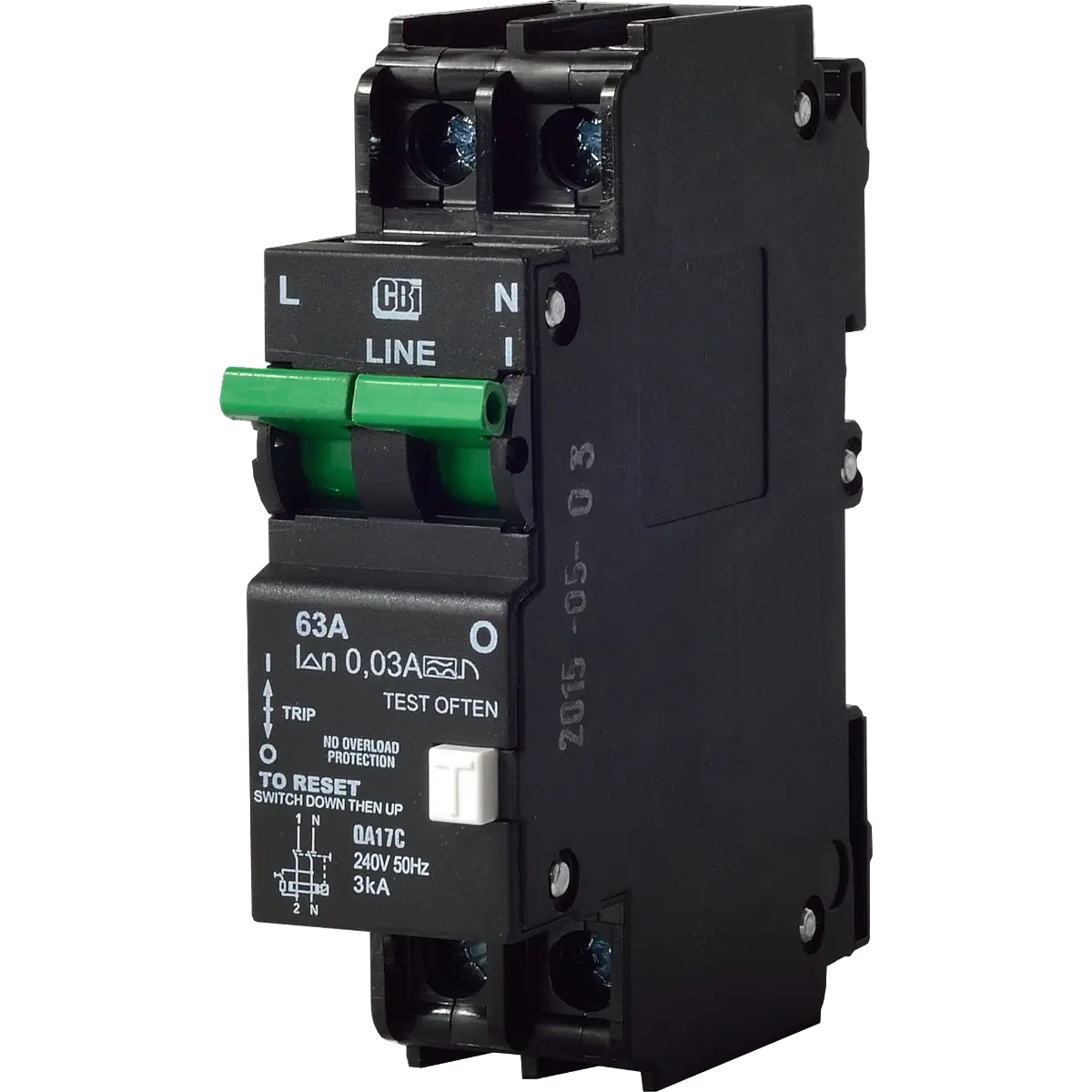 63A electrical isolator switch