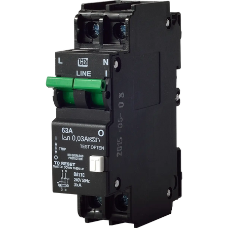 63A electrical isolator switch
