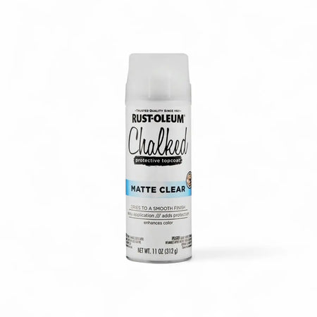 Chalked Ultra Matte Spray Paint - Clear Matte Protective Topcoat - 340G
