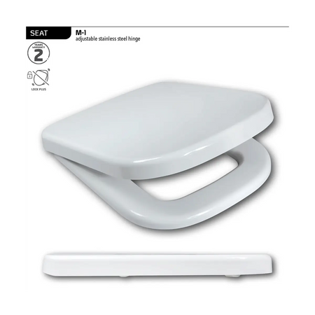 Thermodur toilet seat inox hinges
