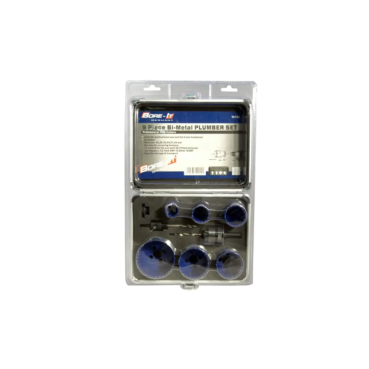 Plumbers bi metal holesaw kit