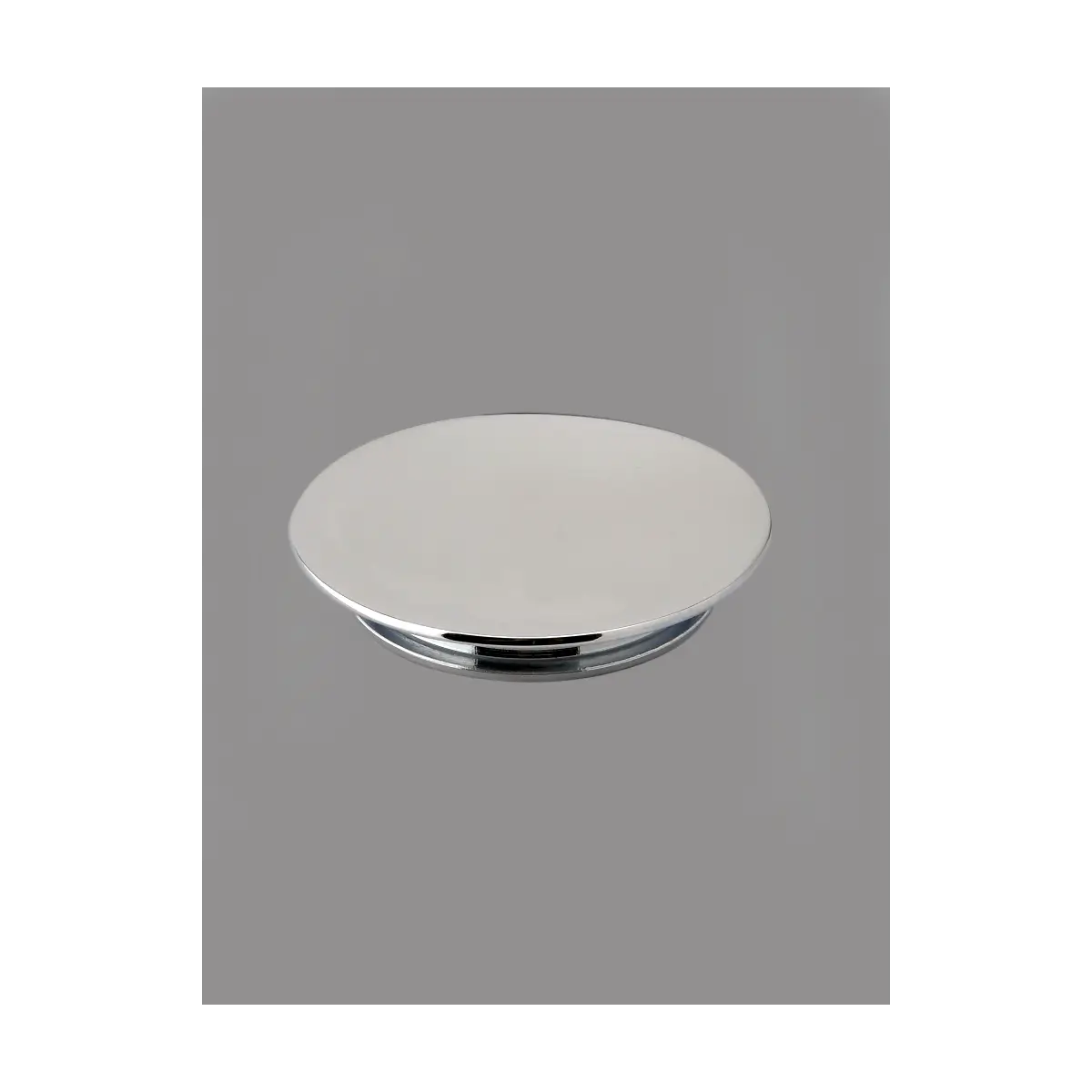 Chrome plated clicker waste cap