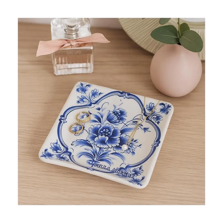 Decorative trinket dish plate