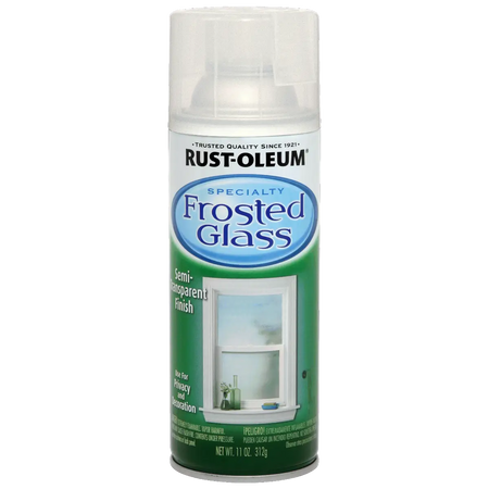 Clear frosted glass spray paint