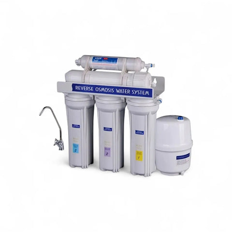 5-Stage Reverse Osmosis (Ro) Water Filter System - No Pump, Manual Flush
