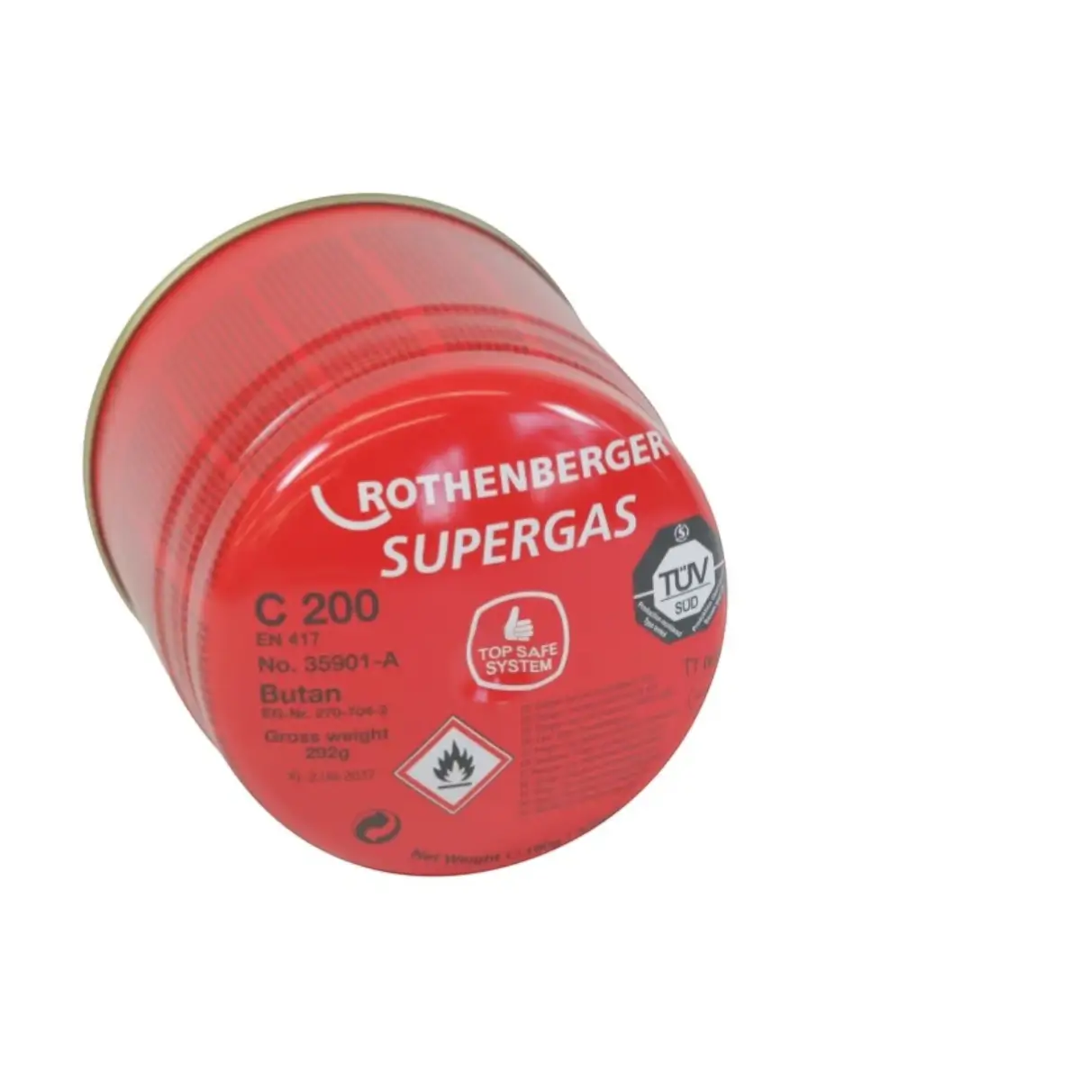 Rothenberger gas cartridge safety stop