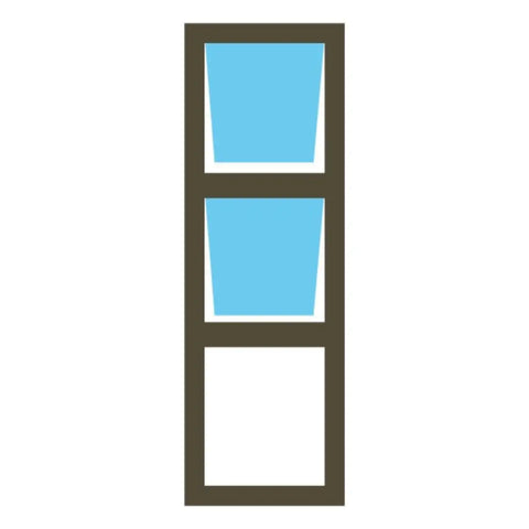 Valuwin Bronze Sidelight Double Opener (600X2100) - Al's Hardware