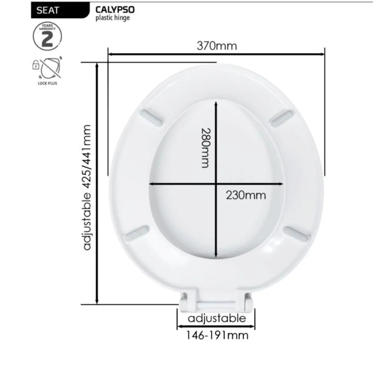 White toilet seat cover