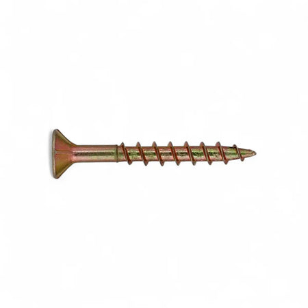 Yellow Passivated Chipboard Screw (100-Pack)