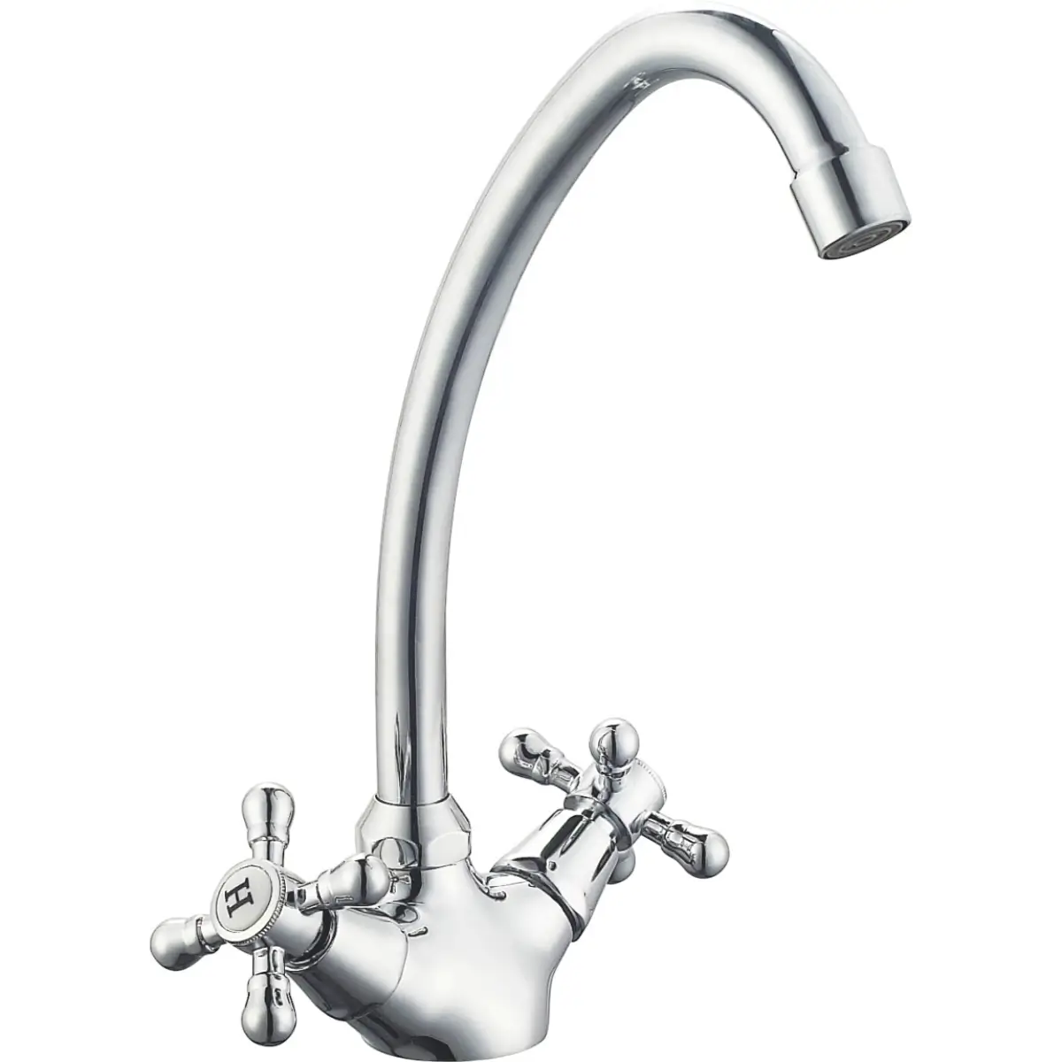 Deck mount sink mixer