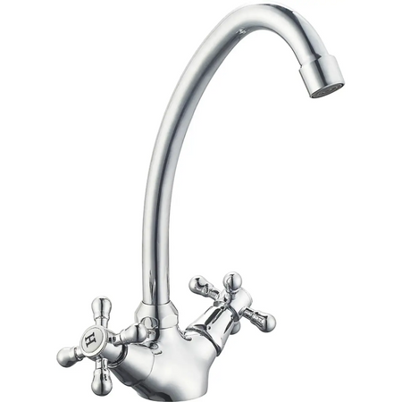 Deck mount sink mixer