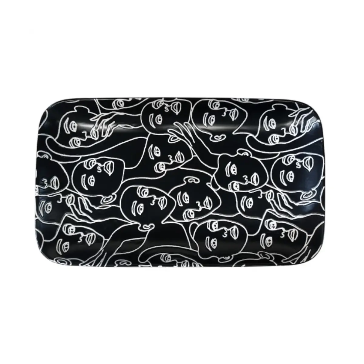 Rectangular ceramic serving platter