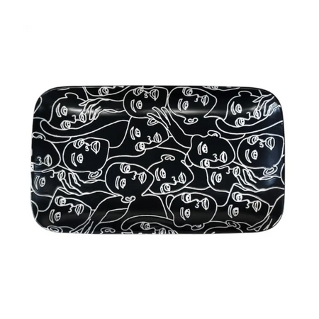 Rectangular ceramic serving platter