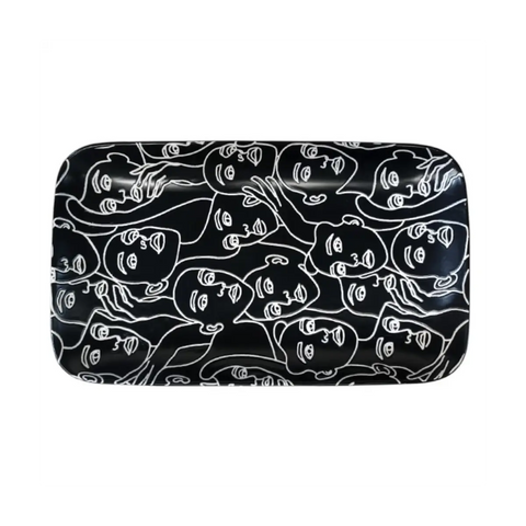 Rectangular ceramic serving platter