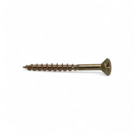 Yellow Passivated Chipboard Screw (10-Pack)