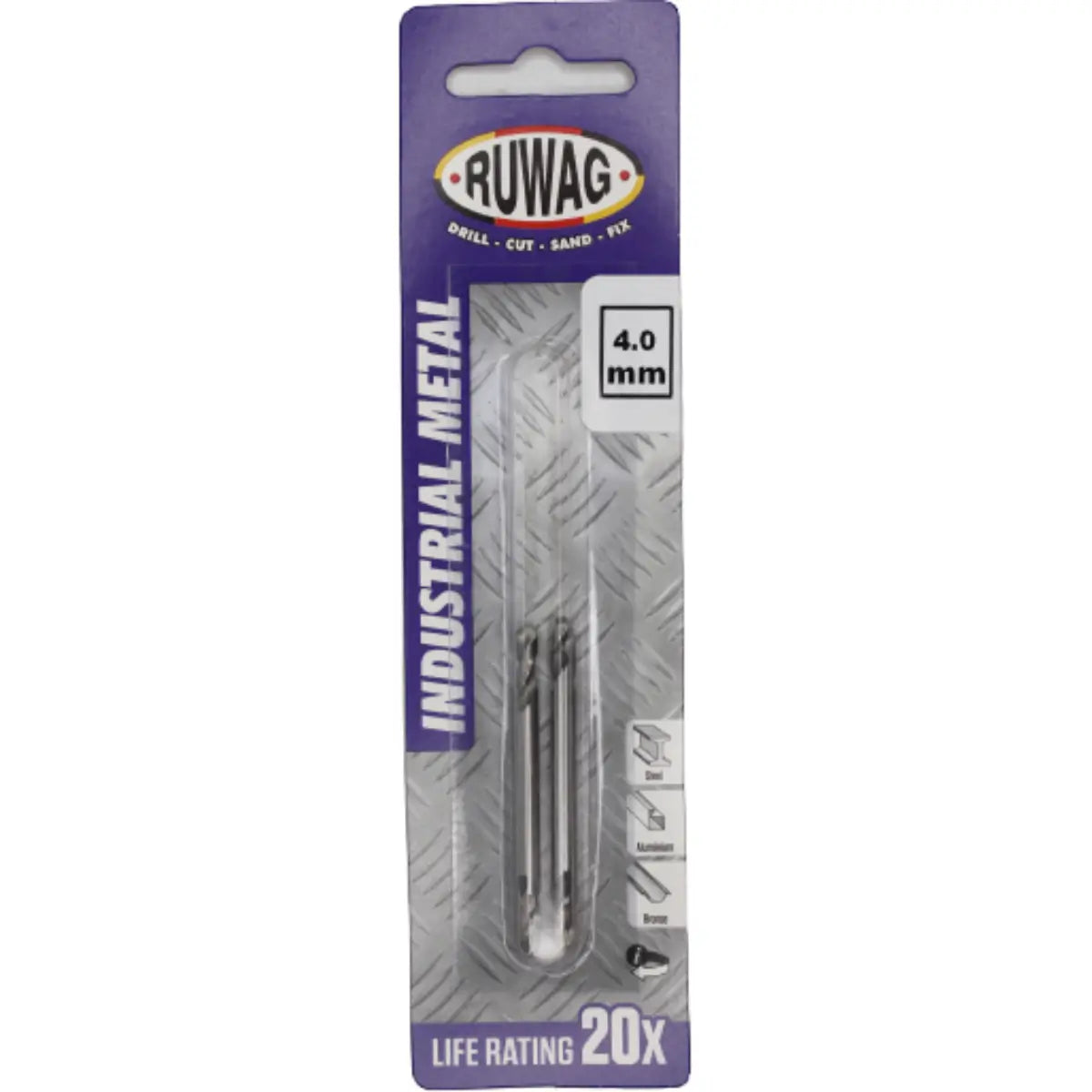 Ruwag 4mm Double sided Metal Bit 2 Pc - Al's Hardware