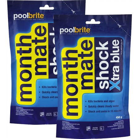 Pool shock chlorine sachets