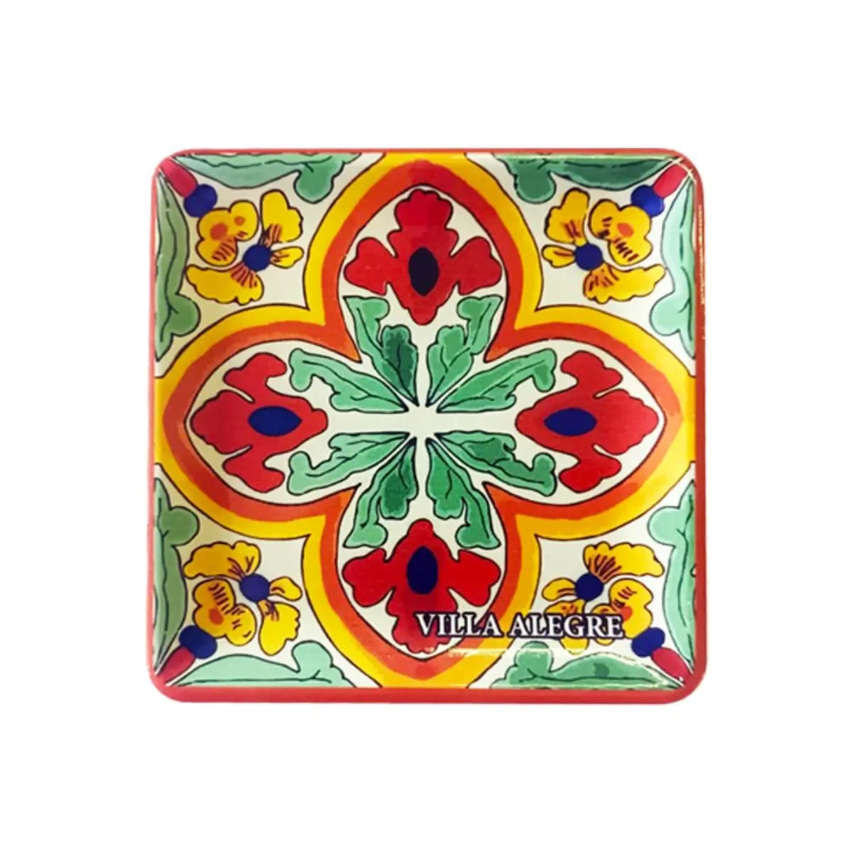 Decorative ceramic trinket plate