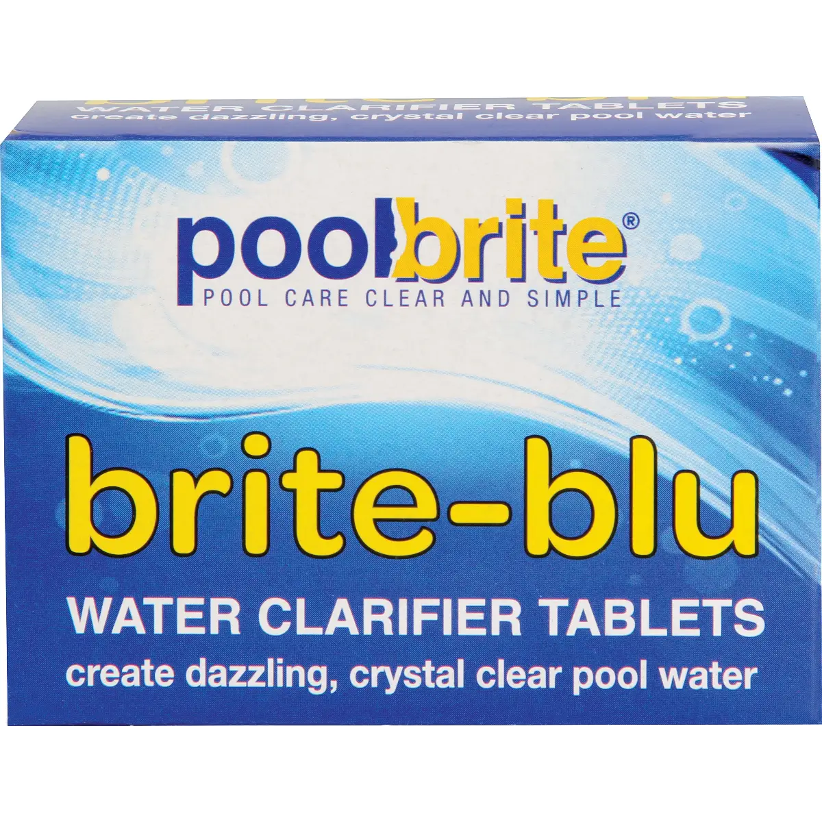 Pool clarifier tabs container