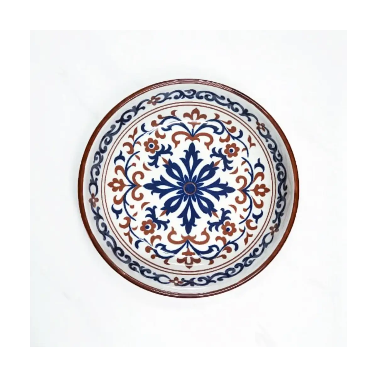 Embossed ceramic dish 12cm