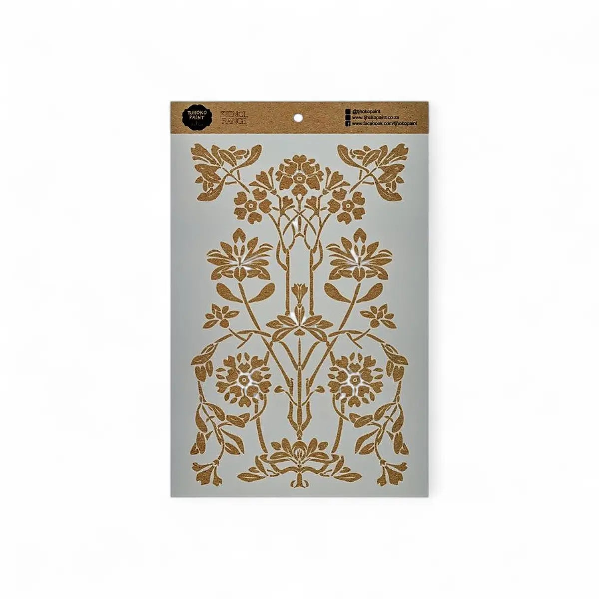 Tjhoko Paint 2024-A3-3 Vintage Floral Trellis Paint Stencils