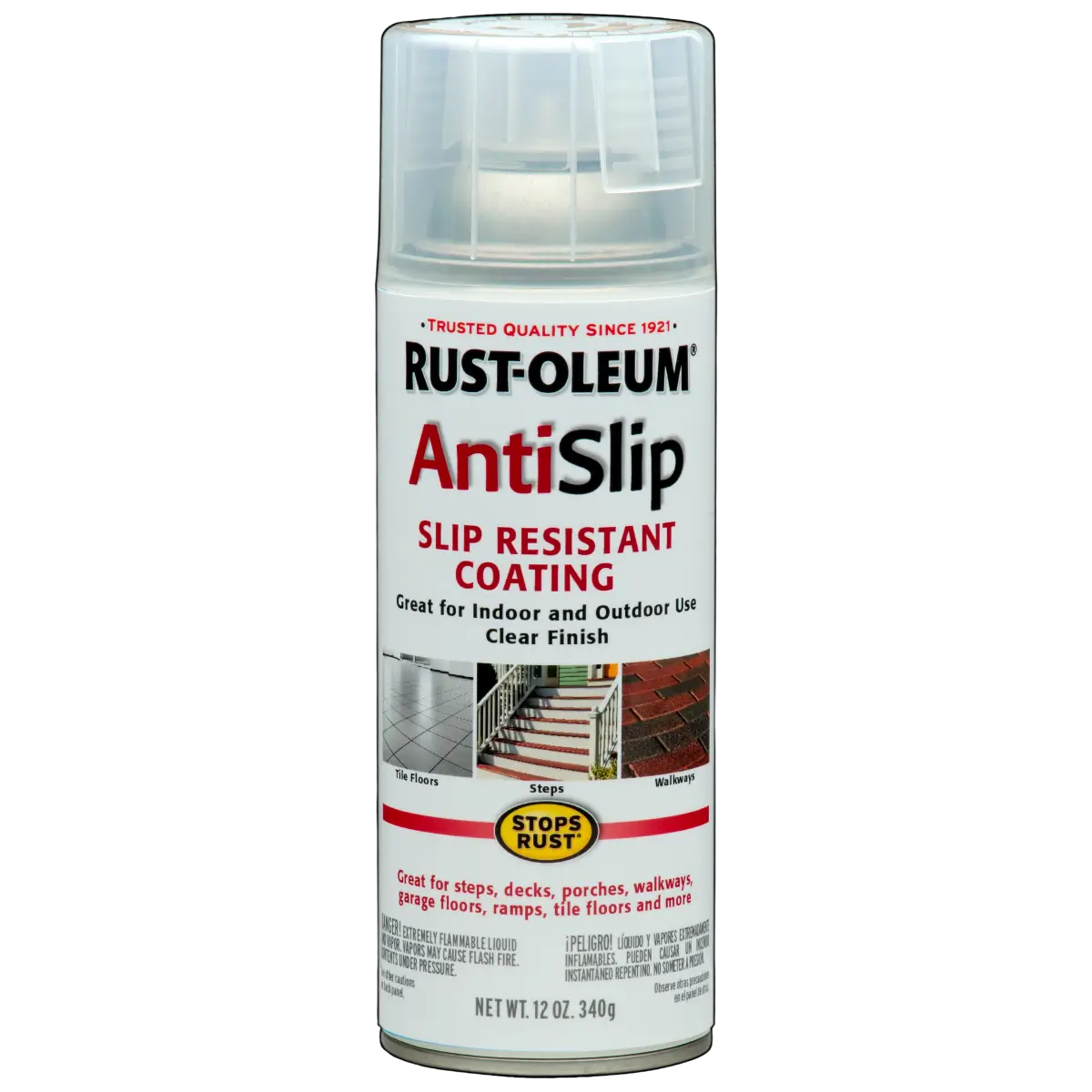 Anti slip spray coating