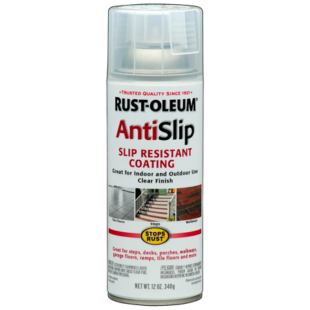 Anti slip spray coating