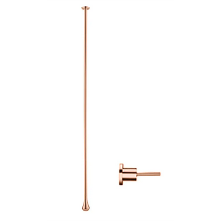 Rose gold ceiling mixer