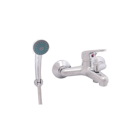 Loop bath mixer faucet