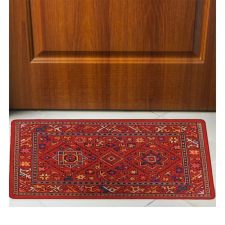 Ethnic pattern floor mat