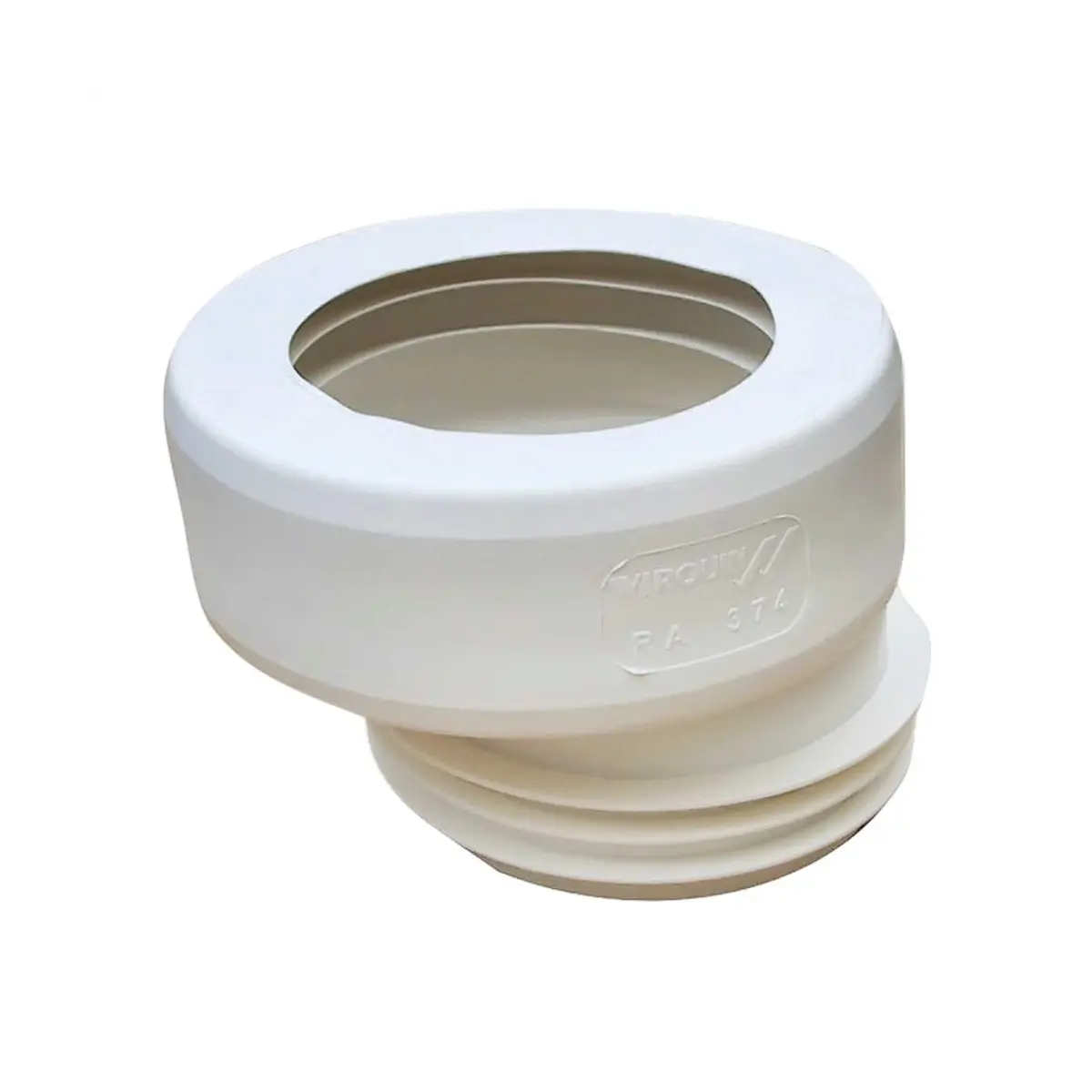 Offset toilet pan connector