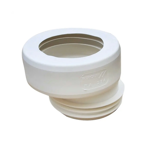 Offset toilet pan connector