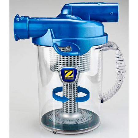 Cyclonic inline leaf catcher
