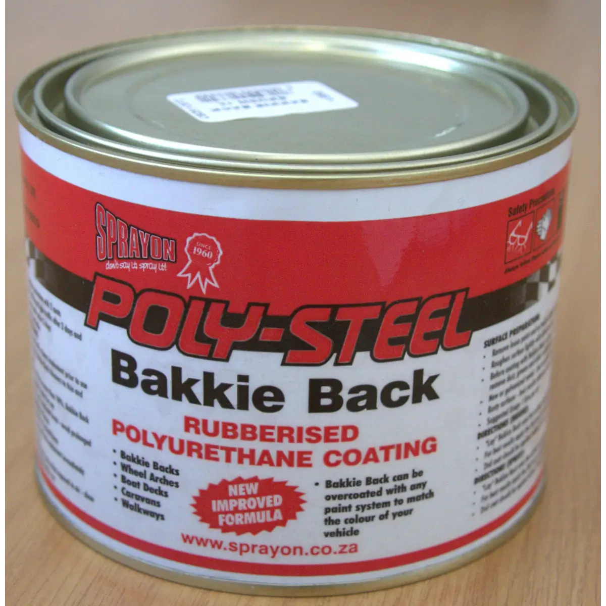 Liquid rubber truck bed coating