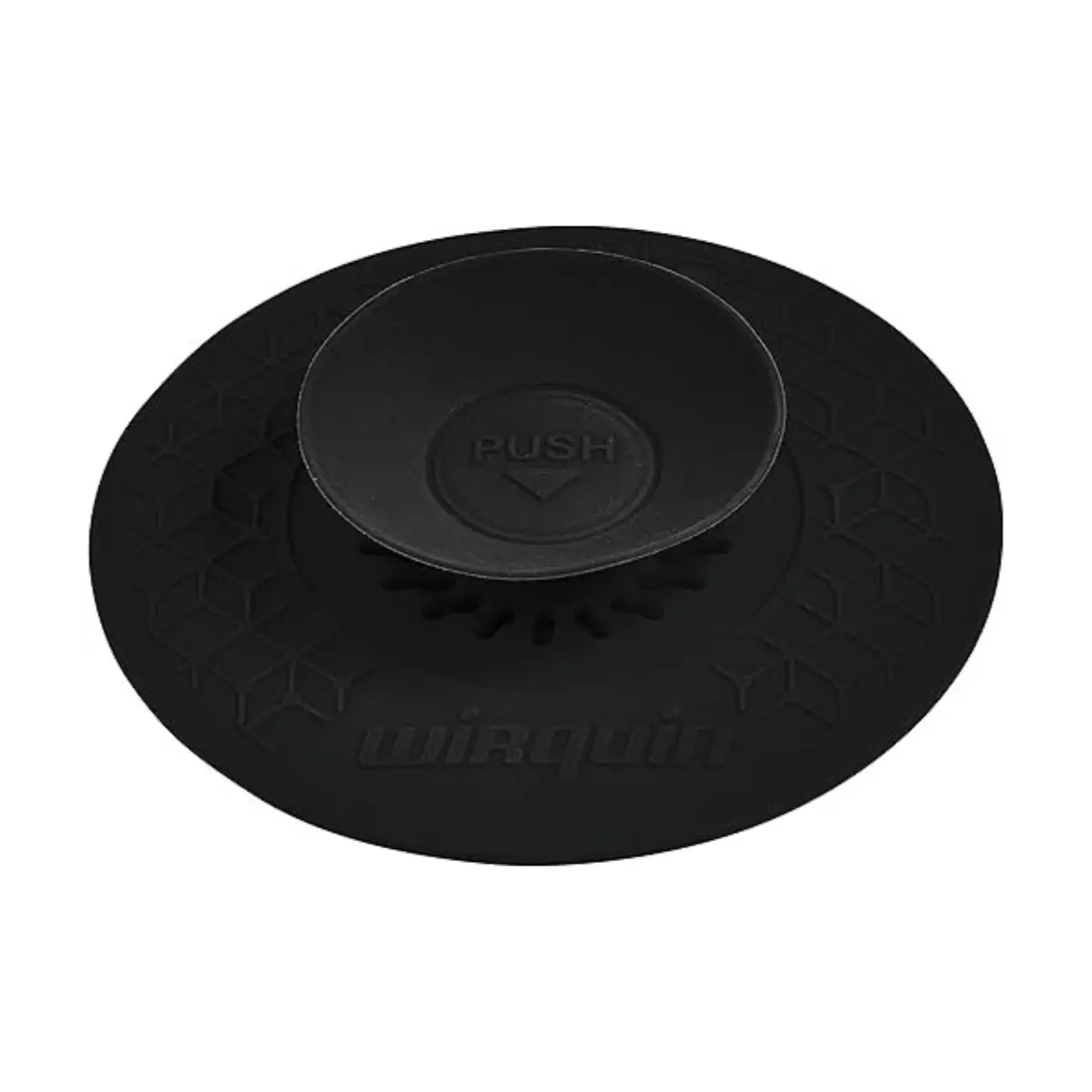 Black universal basin plug