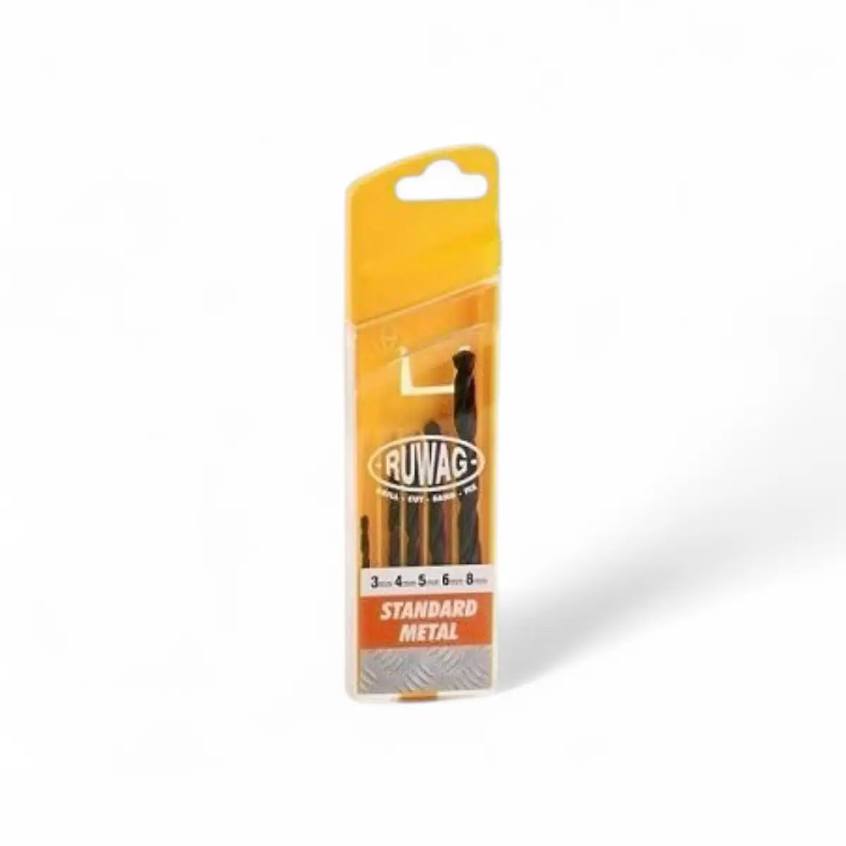 Standard Metal Drill Bit Set 3-8mm (5-Piece)