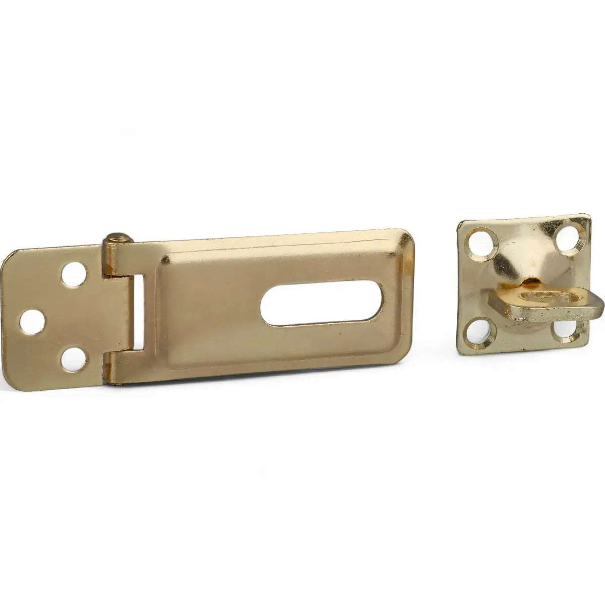 Brass Plated Hasp & Staple (Single)