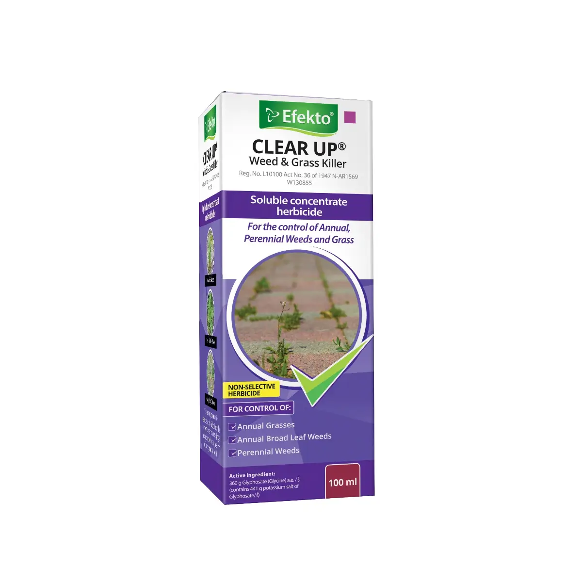 Clear Up herbicide container