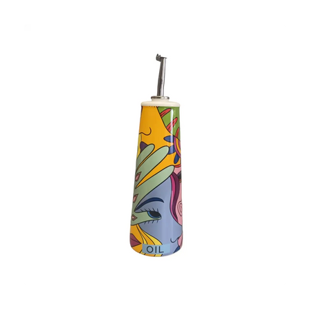 Ceramic oil dispenser bottle