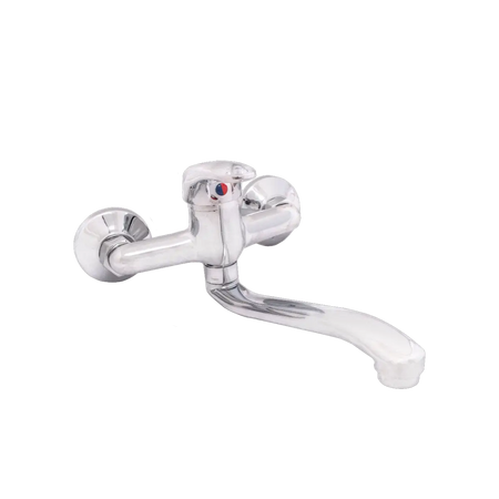 Wall mounted sink mixer