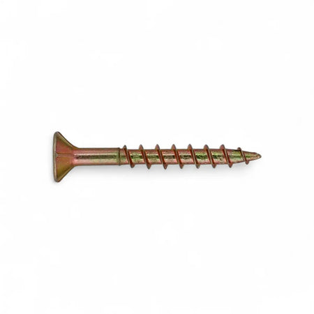 Yellow Passivated Chipboard Screw (100-Pack)